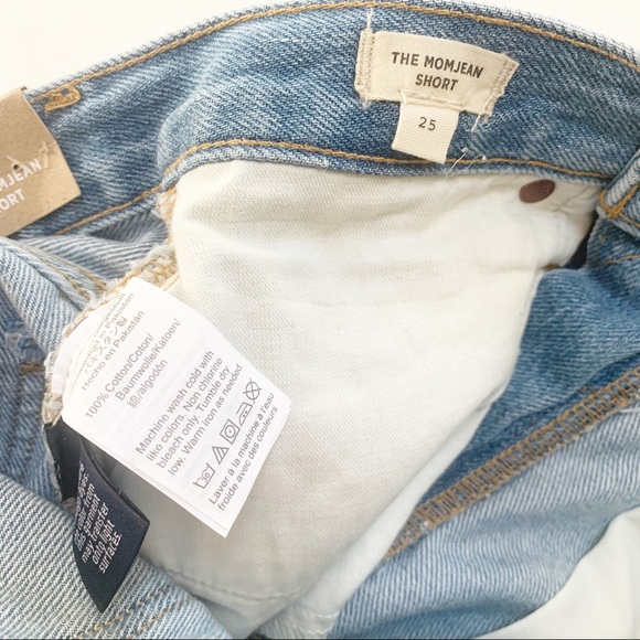 ❤️ SOLD Madewell Destroyed The Mom Jean Denim Shorts - Picture 4 of 4